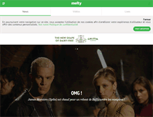 Tablet Screenshot of melty.fr